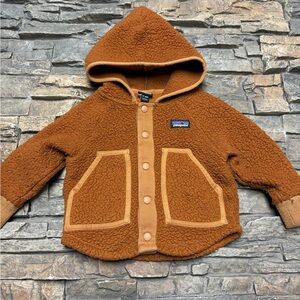Patagonia Baby Retro Pile Fleece Jacket Sz 12-18 Month 61146 Outdoors READ